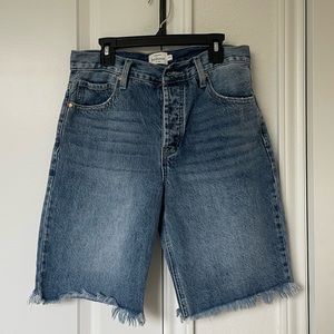 Never worn Bermuda denim shorts